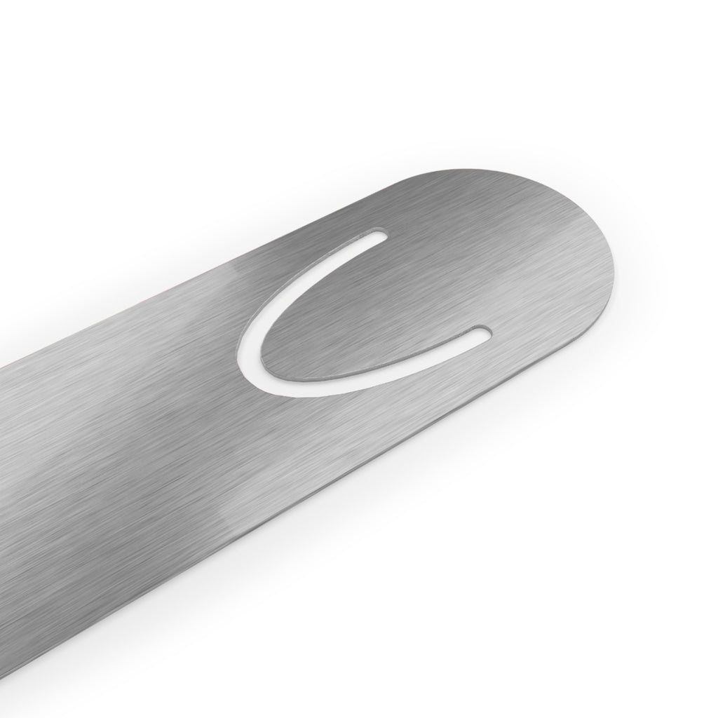The Adventures of Poppy Bookmark back - all silver